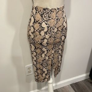 H&M Zebra MIDI SKirt